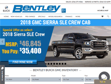 Tablet Screenshot of bentleygmc.com